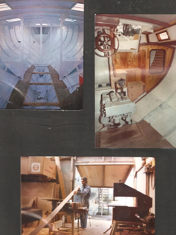 interior del barco veler ksar expediciones en Canal Beagle. Navegaciones en Tierra del Fuego argentina